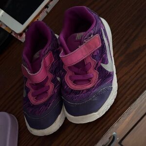 Kids Purple and Pink Sneakers